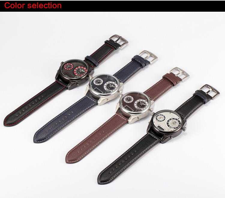 外贸男士手表四种颜色可供挑选