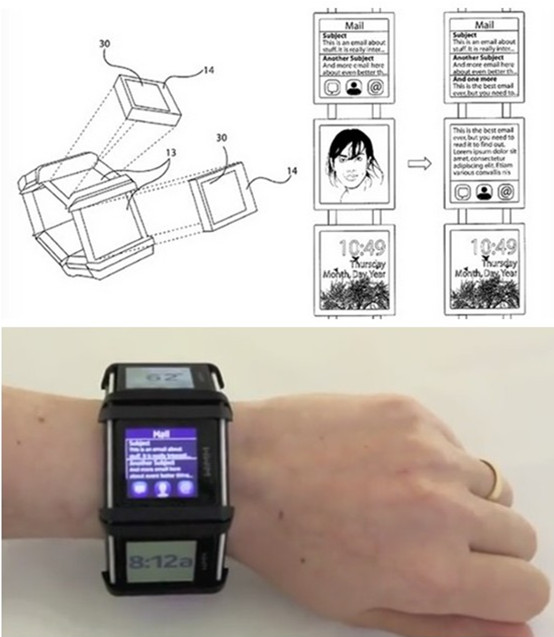 点击图片观看诺基亚概念智能手表专利及演示视频